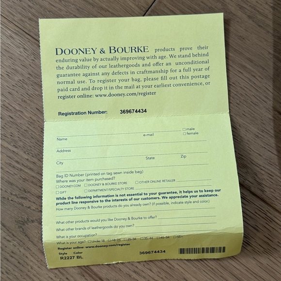 EUC Dooney & Bourke - Pebble Grain Brinley - Black Leather - Picture 15 of 15